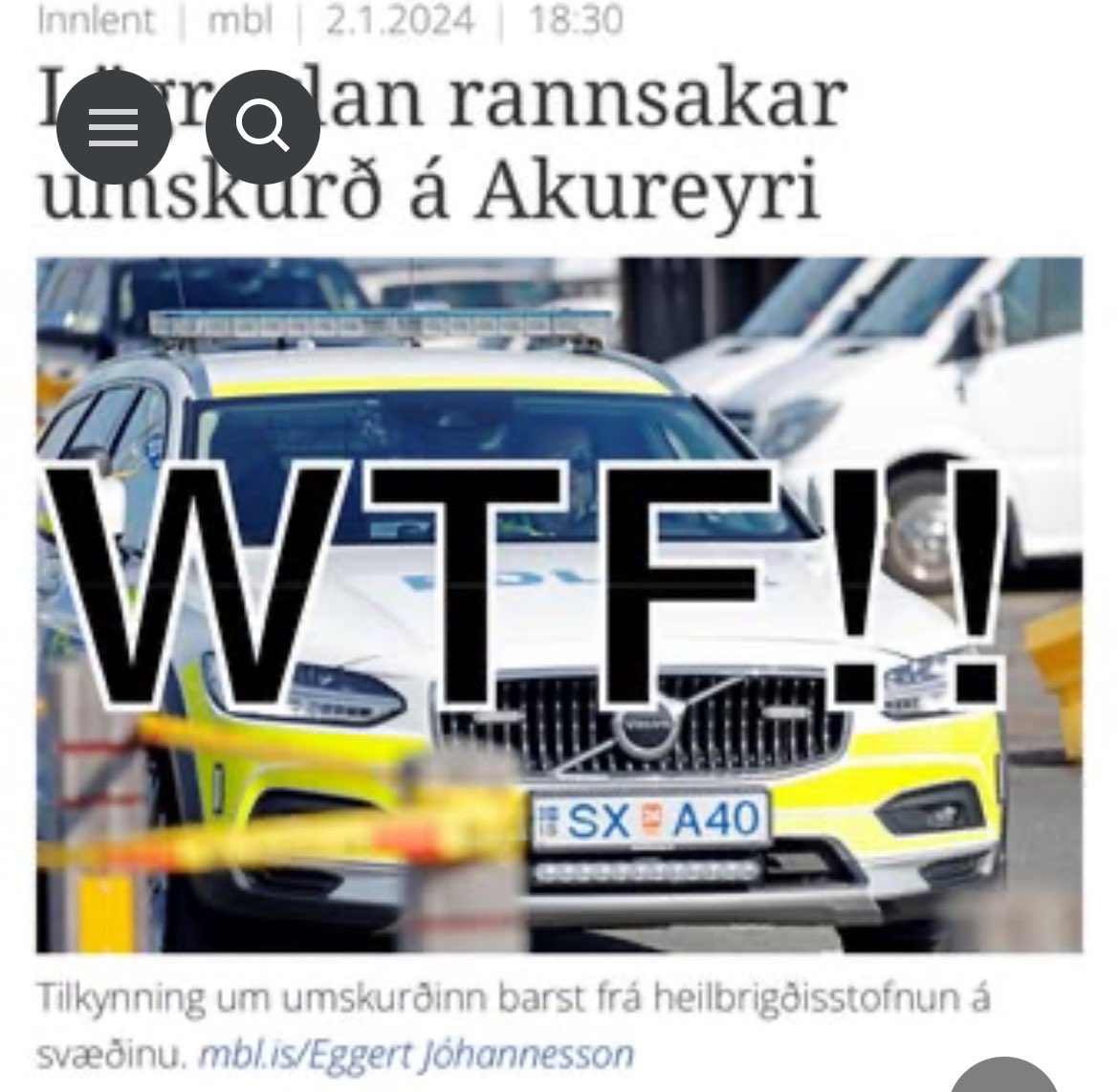 Hefur lögreglan ekki nóg annað að gera en að eltast við svona saklaust kjaftæði? Djöfull eru standadarnir á þessu landi fáránlegir.