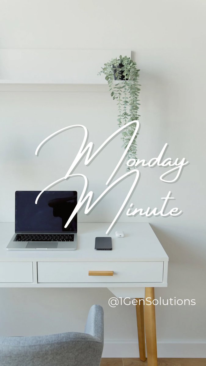 Would u take 1 minute on a Monday morning to set the tone for the day/week ahead, b encouraged, & b equipped to lead your self/team? If yes, be on the watch next Monday for the launch of #MondayMinute and sign up to have fresh content every week to make you 1% Better each day.