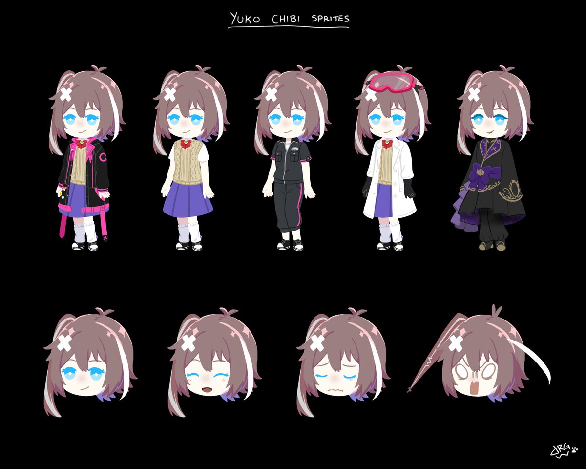 ⭐️ YUKO ⭐️ Twst OC ] Yuko design sheet