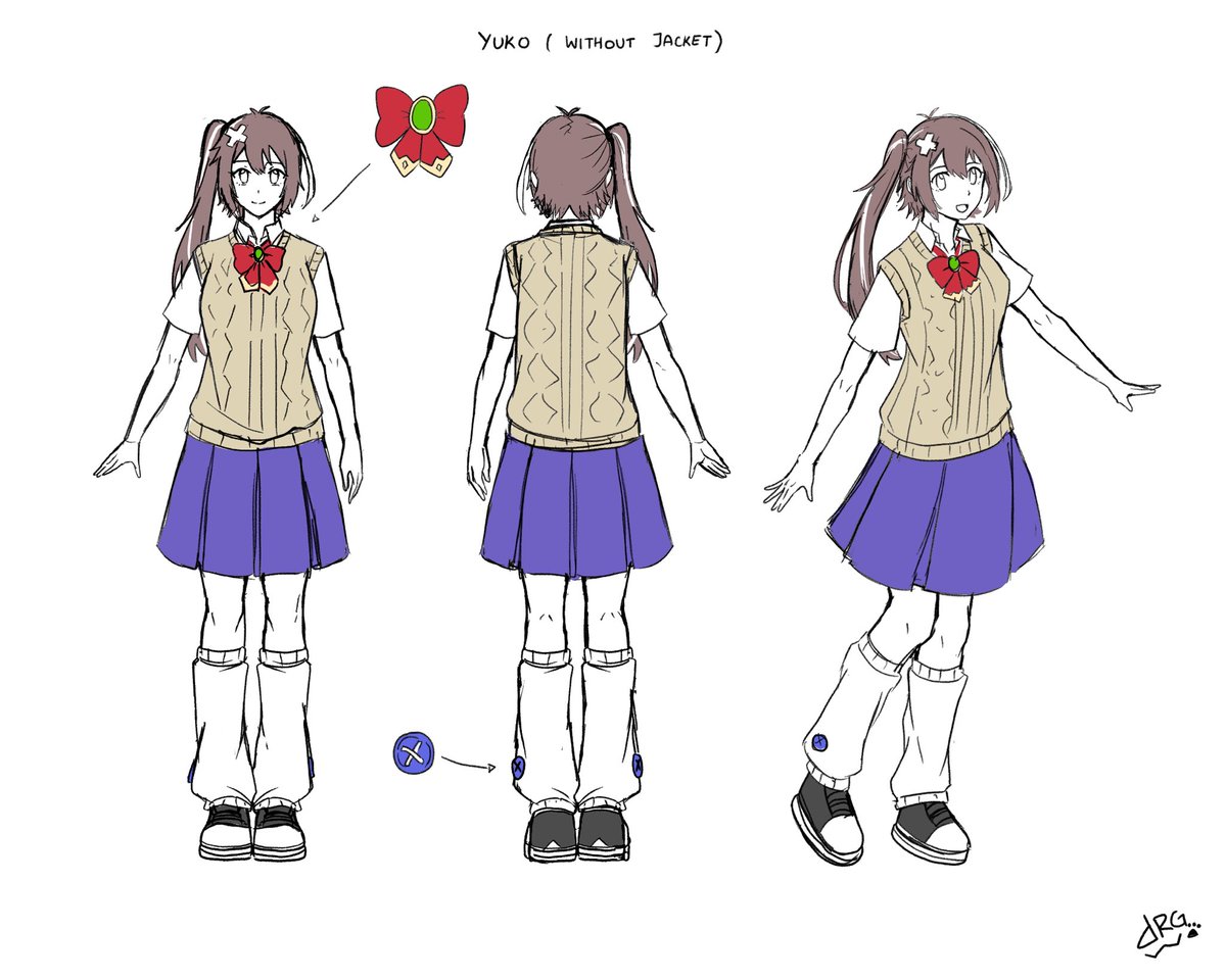 Twst OC ] Yuko design sheet