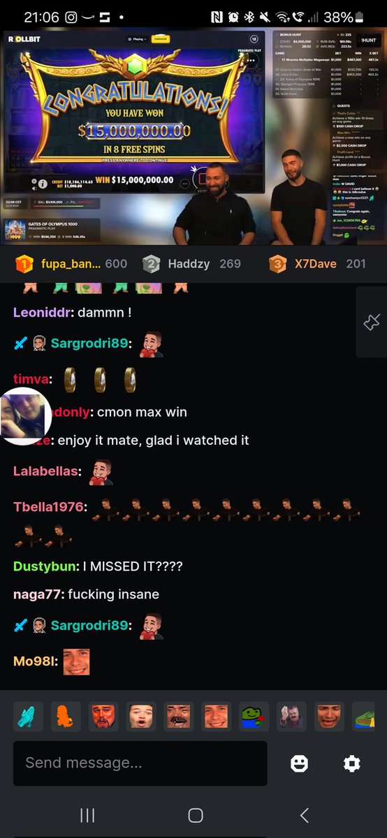 DaysSinceMaxWin tweet media