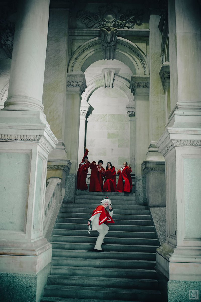 StarsCassiopeia's tweet photo. Walking into the new year like ⚔️✌️🔥

Cult of the Lamb cosplay @ PAXU 2023
📸= @VintageAerith 
🐑= @CeryHind 
🩸= Me + Bee + Grag + Erin!
Game is @cultofthelamb https://t.co/GKSXBrxcy0