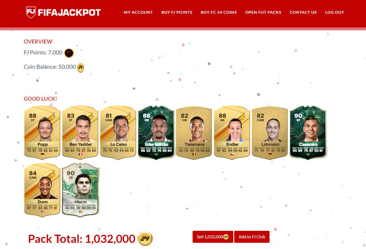 Winter Wildcard Packs available at FIFAJackpot.com❄️
Use Promo Code FJ24 for Bonus FJ Points 🎁

Safe &amp; secure coin delivery via Comfort Trade 🔒
#winterwildcards #FC24