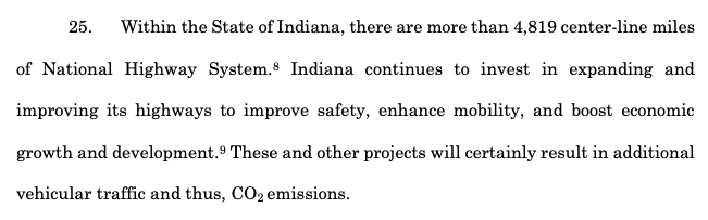 streetsblogkea's tweet photo. IDK who needs to see this, but here's 21 states openly admitting that their planned highway projects will increase greenhouse gas emissions, in a legal filing challenging a federal rule that would require them to tell the public...literally that exact information. https://t.co/sYAPbUY6T5