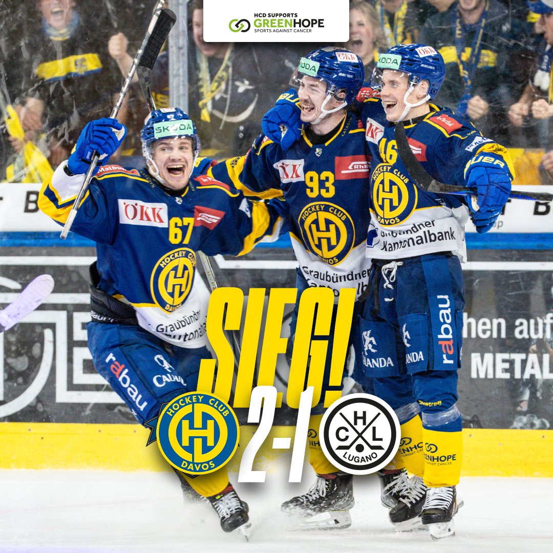 HCD_offiziell's tweet photo. 🔚 𝗙𝗜𝗡𝗔𝗟 𝗥𝗘𝗦𝗨𝗟𝗧!
Chapeau! Wir starten mit einem Sieg in das neue Jahr! Die Tore machen #66Nussbaumer und #93Frehner. Im Goal hext #91Senn und hält 29 Schüsse. Weiter so Jungs!! #zämahcd #davoser https://t.co/Xh2M54m3Pa