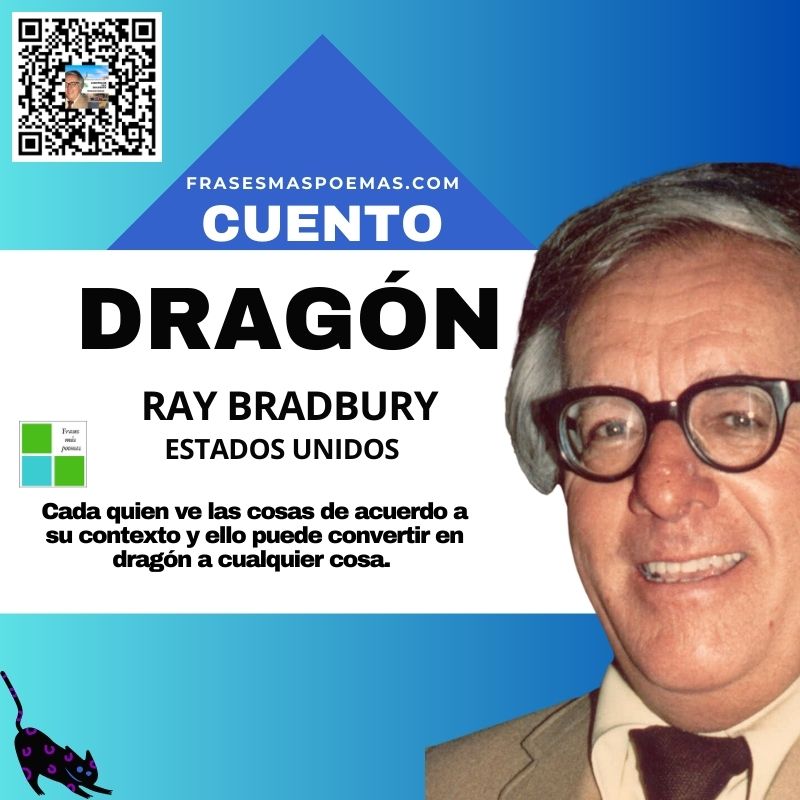 'Dragón' de Ray Bradbury (Cuento breve) frasesmaspoemas.com/dragon-de-ray-… #cuentosbreves #cuentosderaybradbury #cuentoscortos #cuentosdedragones #frasesmaspoemas #cuentosdeestadosunidos