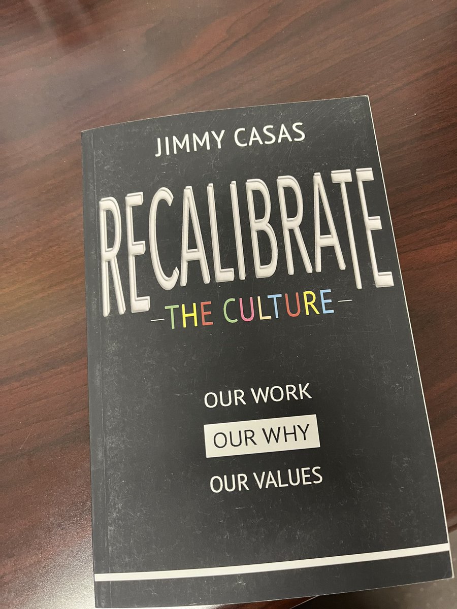 Just finished Culturize by @casas_jimmy  and ready to Recalibrate!