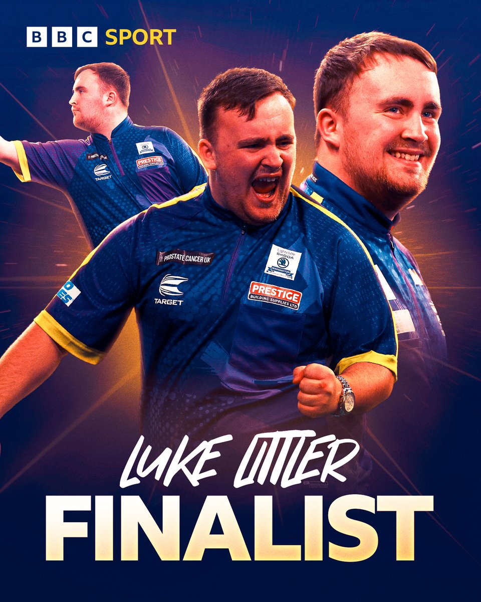 He's done it! 🙌 Luke Littler has booked his spot in the #WorldDartsChampionship final