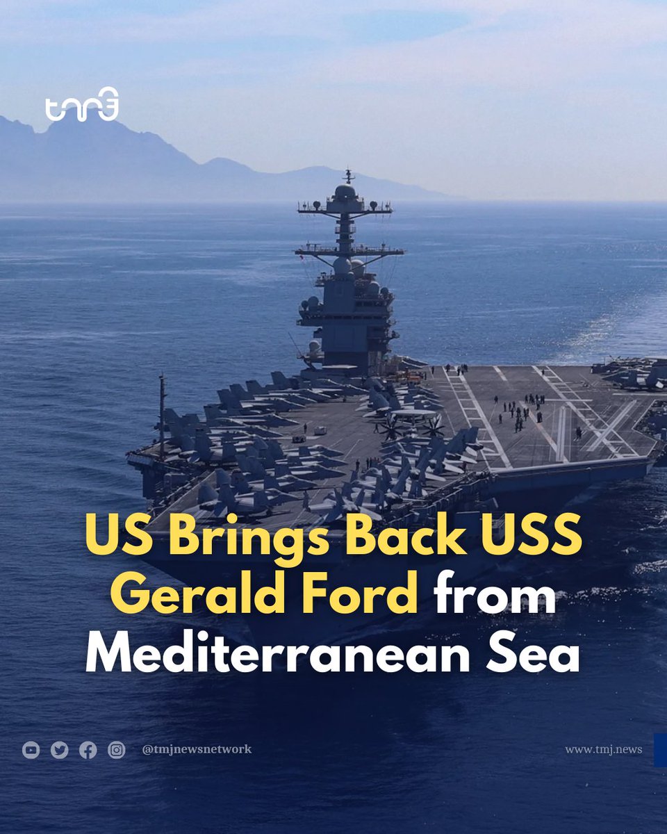 #BREAKING-USS Gerald Ford 
leaves Mediterranean Sea, hightails it back to #USA.

This is called “getting the heck out of dodge” before being forced to eat big fat #FAFO burgers w/#Israel for the foreseeable future.

#Lebanon #Beirut #Hezbollah 
#BeirutBlast #Hamas👇