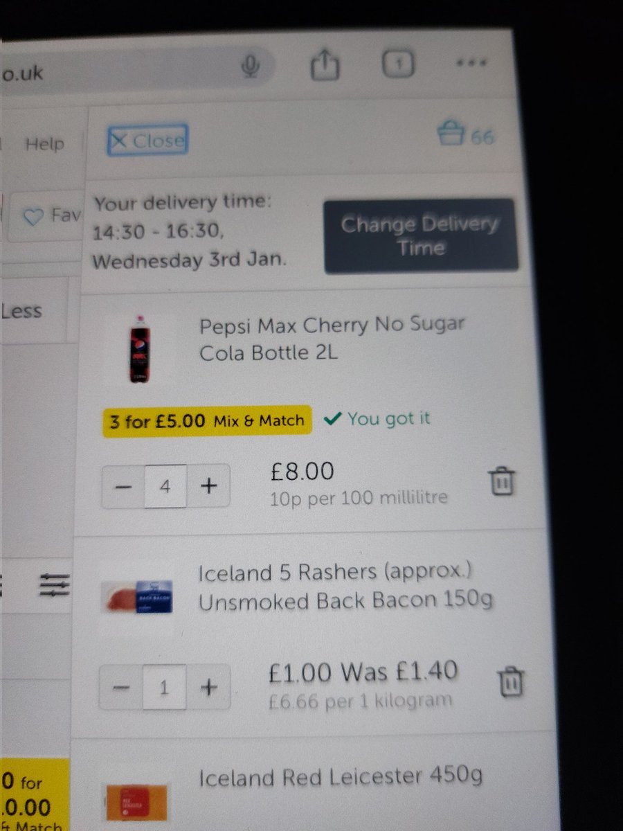 _StaceFaceH's tweet photo. @IcelandFoods I'm so confused. App says one thing, website says another 🙃🙈 https://t.co/ZzwPu7JJyi