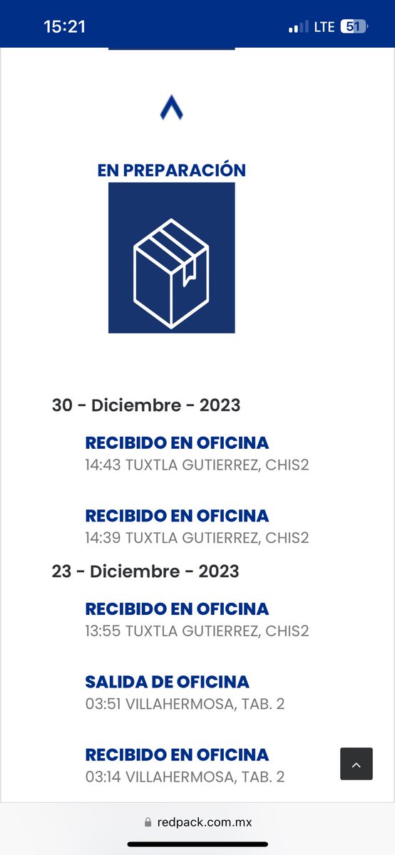 EdgAgram's tweet photo. @REDPACK_mkt sigo esperando mi paquete y desde el 30 de diciembre no hay movimiento, ¿cuando lo entregaran? https://t.co/UkzuDZvPZt