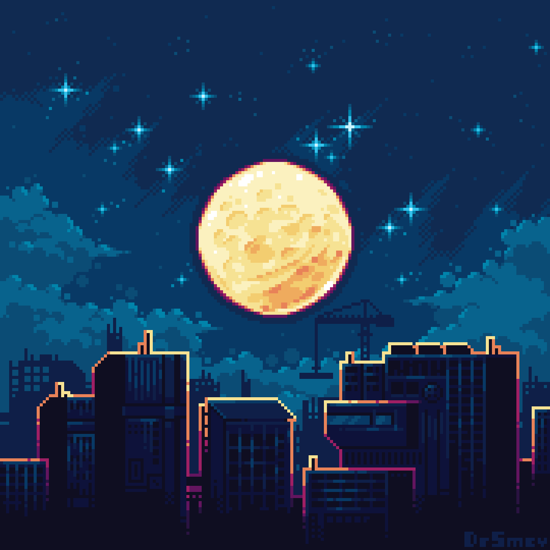 dr_smey's tweet photo. #aseprite #pixelart
Moonlight City
(Repost from October 2021) https://t.co/7E4wDsi75Q