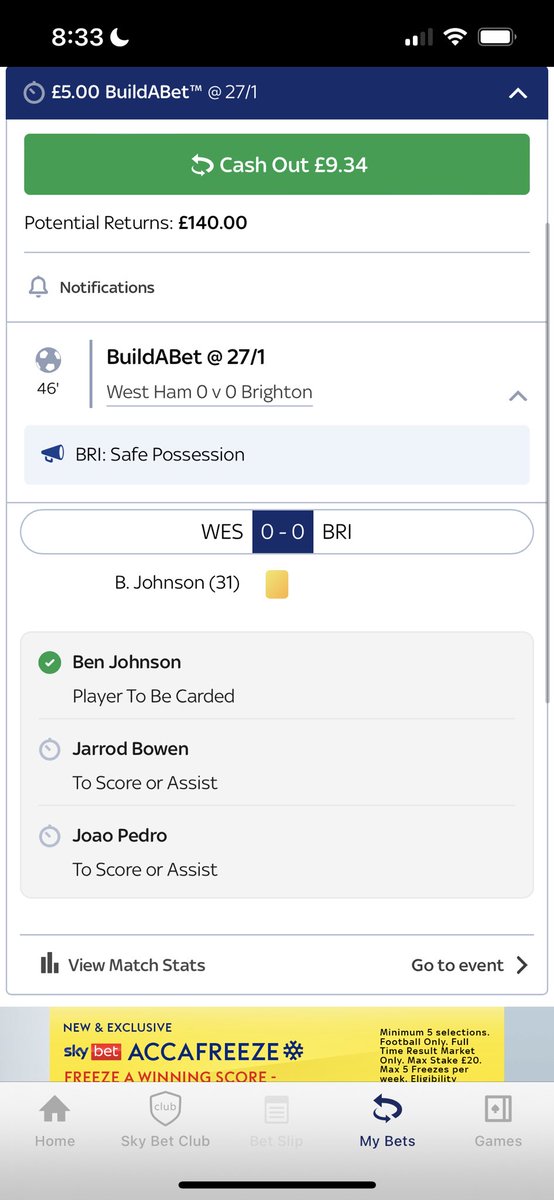 jakbrown94's tweet photo. @FootyAccums Shocking game https://t.co/sYcqef8e8p