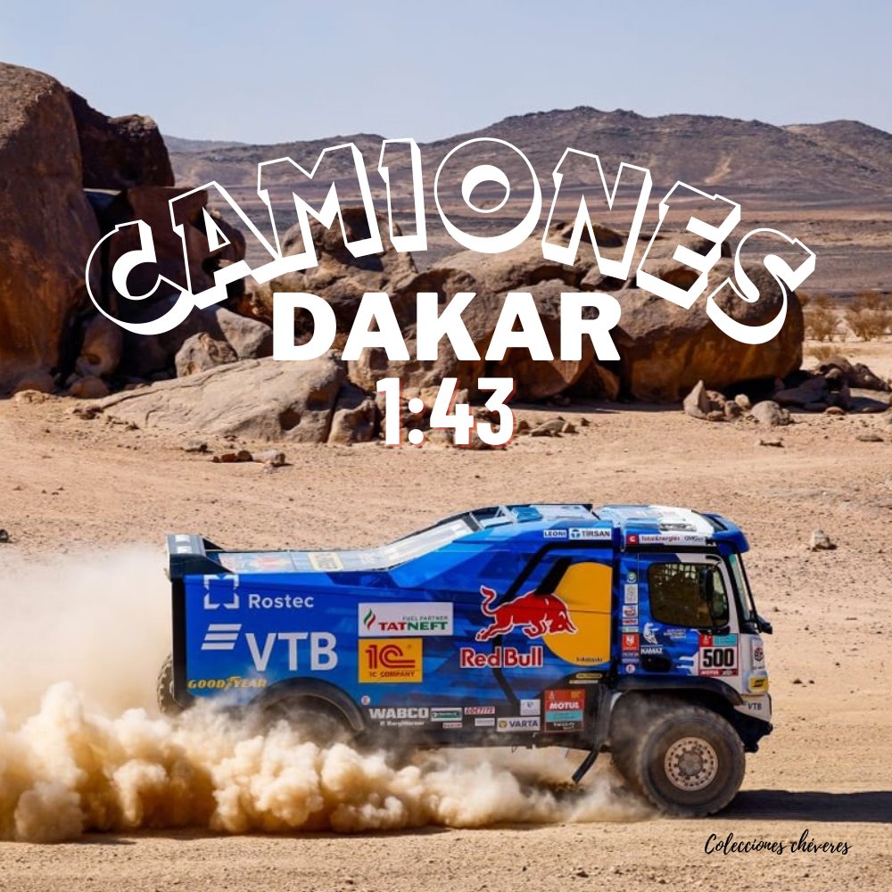 ColecCheveres's tweet photo. El Rally #Dakar2024 está a punto de comenzar, y en #ColeccionesChéveres te engreímos.

Aquí te dejamos una recopilación de camiones Dakar 1:43 que sí o sí deberías tener en tu colección.

CLICK aquí: https://t.co/AJqVq89bJy

#Diecast #143Scale #ColeccionesChéveres https://t.co/DznkdI46ht