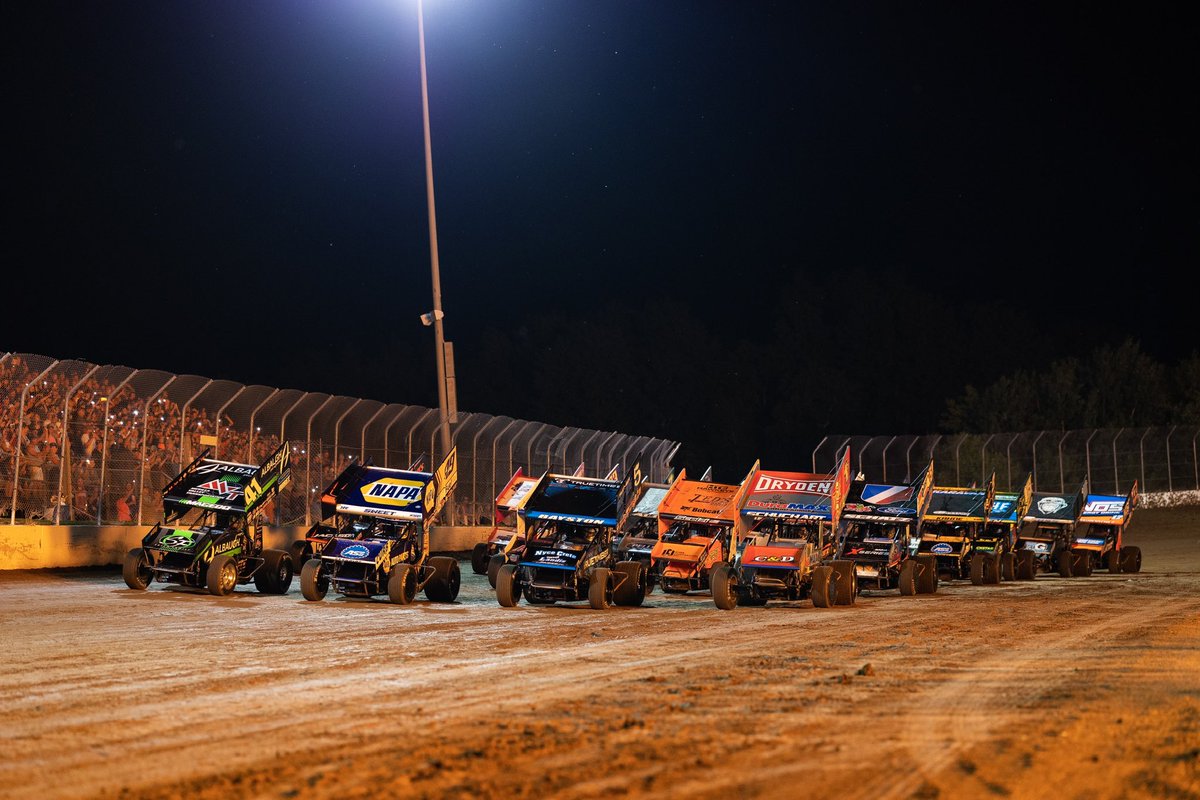 🗓️ 2024 Schedule Preview 🗓️ June 8: @Ogilvie_Raceway After debuting in front of a record crowd in 2023, the World of Outlaws @NosEnergyDrink Sprint Cars return to Minnesota’s Ogilvie Raceway in 2024!