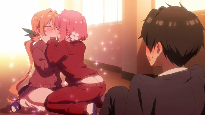 このアニメで百合展開とか全然期待してなかったけど、まさかこんな不意打ちレズキスシーンがあるとは思わなくてテンション上がっちゃったこれもう恋太郎いなくていいのでは 