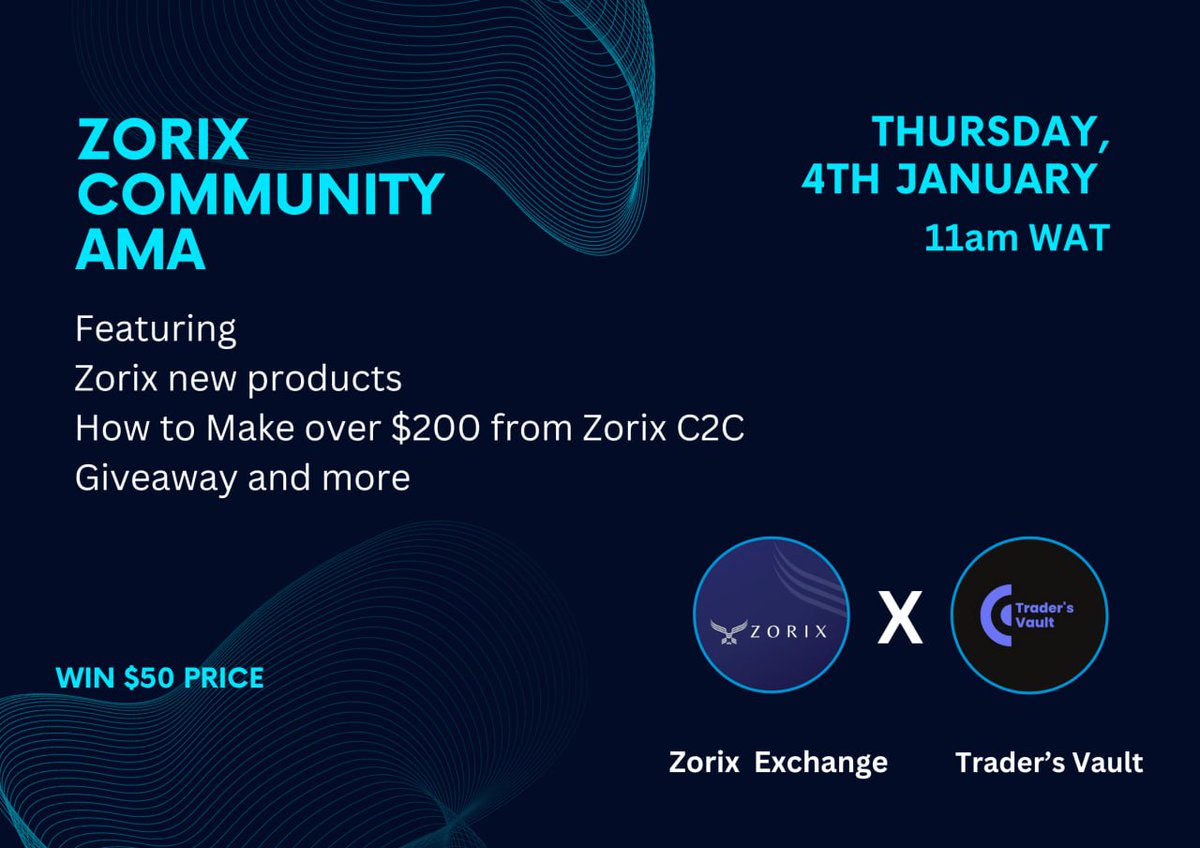 iamnkcrypto99's tweet photo. 📢 Pleased to announce that I will be hosting an AMA with #Zorix in my community on Thursday..

There will be a $50 giveaway for you guys

Please join the community here

Let's feast come Thursday 

https://t.co/fD0sMBCDTG https://t.co/BhelTp6nxY