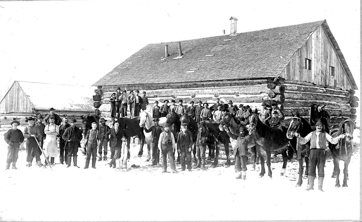 Winter was prime time for work in the local lumbercamps in the late 19th and early 20th centuries. A photographer's visit to a lumbercamp was a major event, but most often, the names of those in the photos weren't recorded, making these great pics a bit of a mystery today...