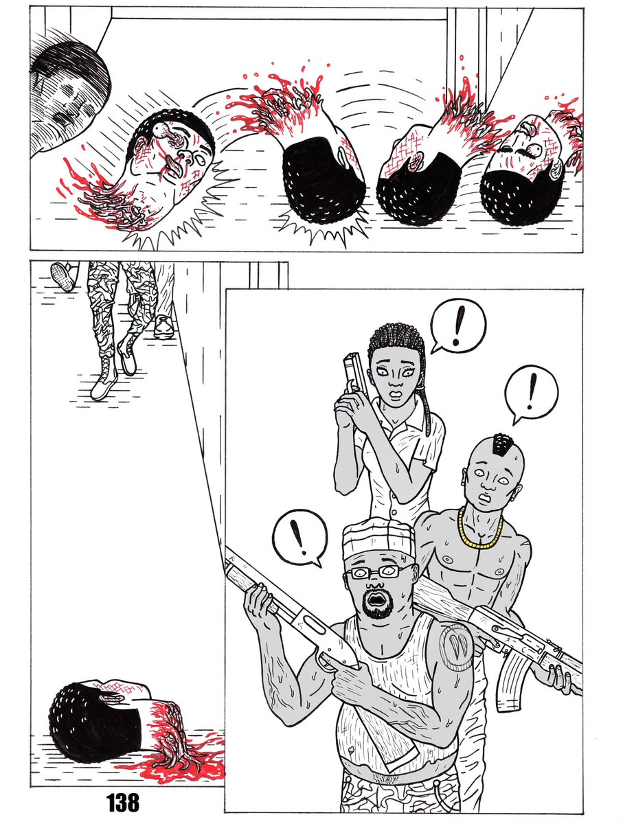 RansonBear's tweet photo. Wall bang 
Chapter 19: ENDURANCE
#animalbook #famine #redmambas #graphiccontent #comicbook #art #ComicArt #anime #manga #mangaart #webcomic #war #nsfw https://t.co/PpQBs3lqzO