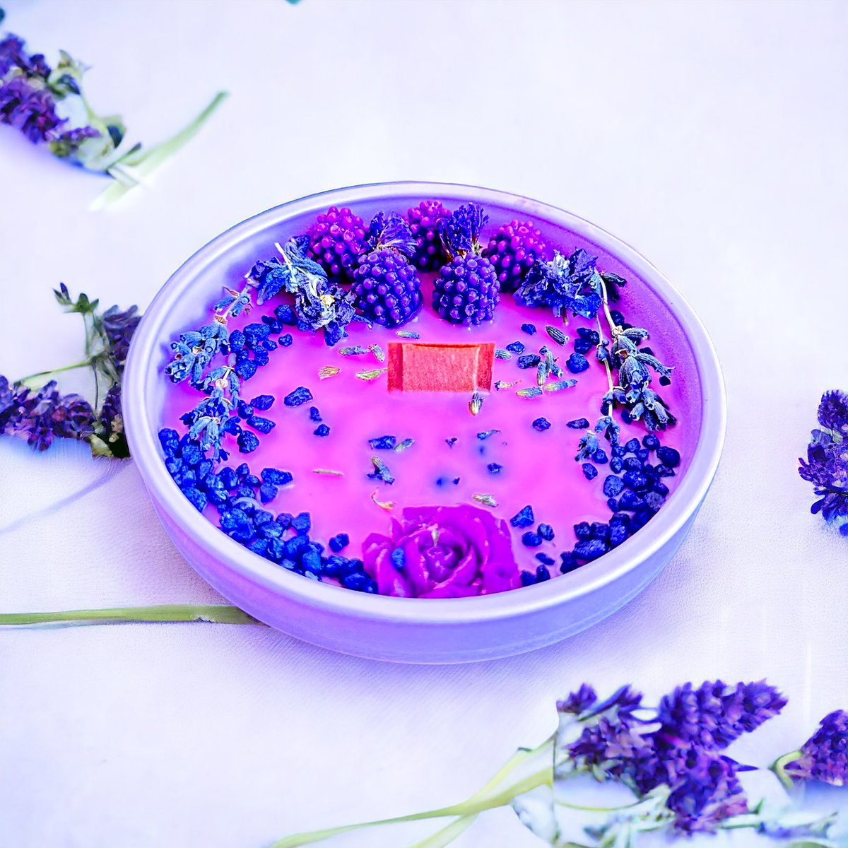 inna_kelberer's tweet photo. Perfect for your meditation corner, as a centerpiece for peaceful evenings, or as a thoughtful gift for someone special, our Lavender Bliss Scented Candle is more than just a candle - it’s an experience. https://t.co/htqKv4lb0M