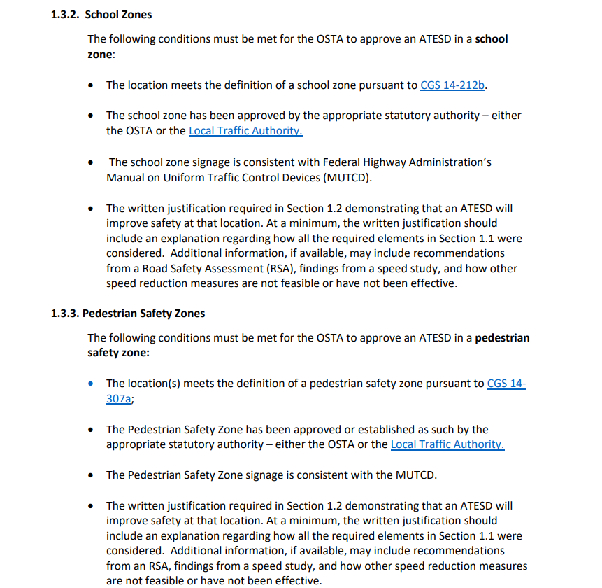 NEW: CT cities and towns can now apply for automated speed and red light cameras

Today <a href="/CTDOTOfficial/">Connecticut Department of Transportation</a> issued official guidelines that must be met for state approval: rb.gy/yyccn9