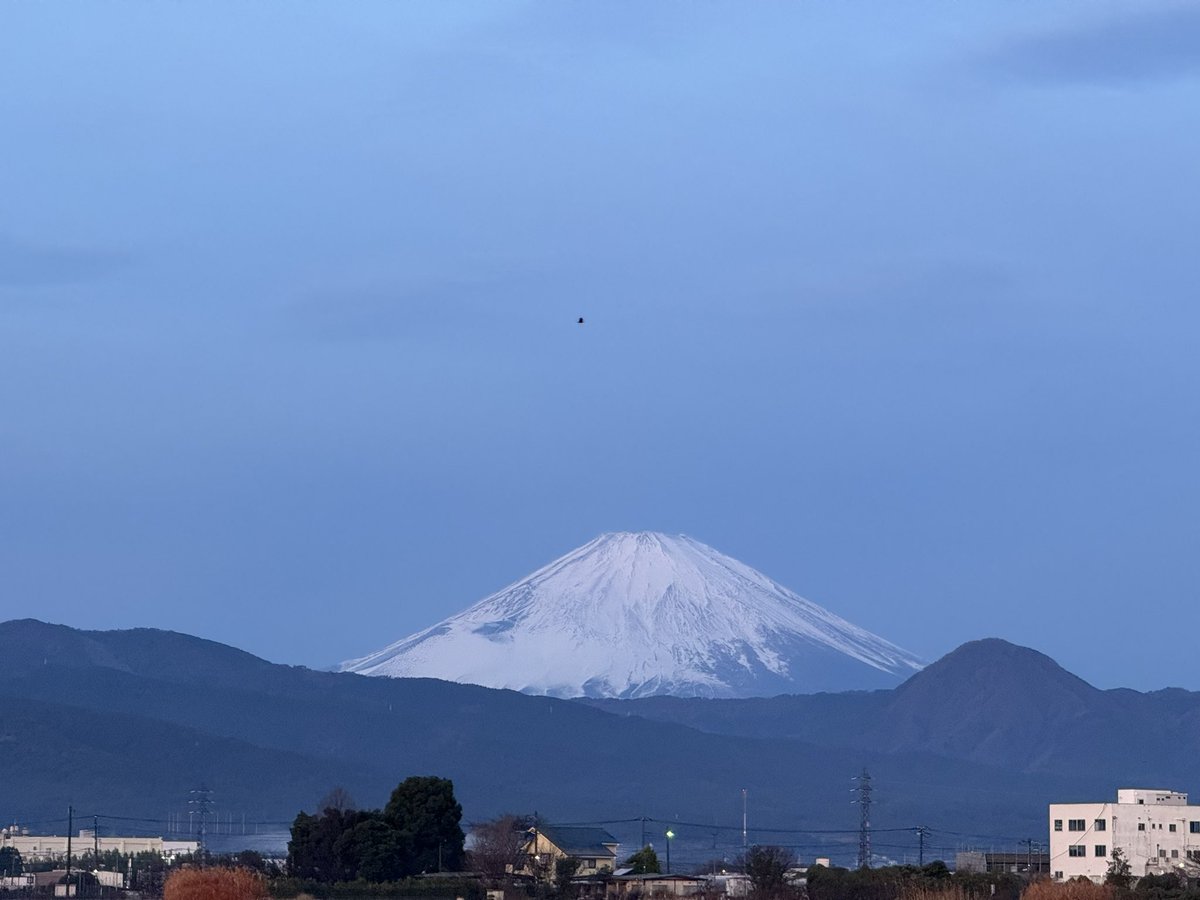 556map's tweet image. 今日の富士山