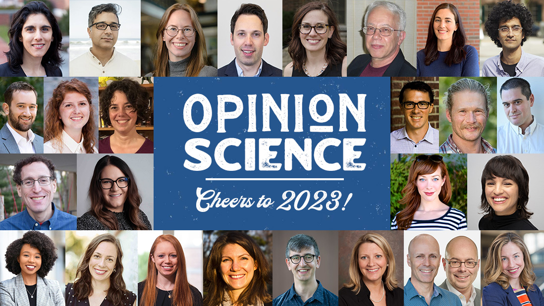 Before we get too swept up in 2024, I want to pause a second to thank everyone who listened to and participated in @OpinionSciPod in 2023! It was another great year for the show. Below is a list of thank-yous and a link to the 'Best of 2023' episode that came out today...