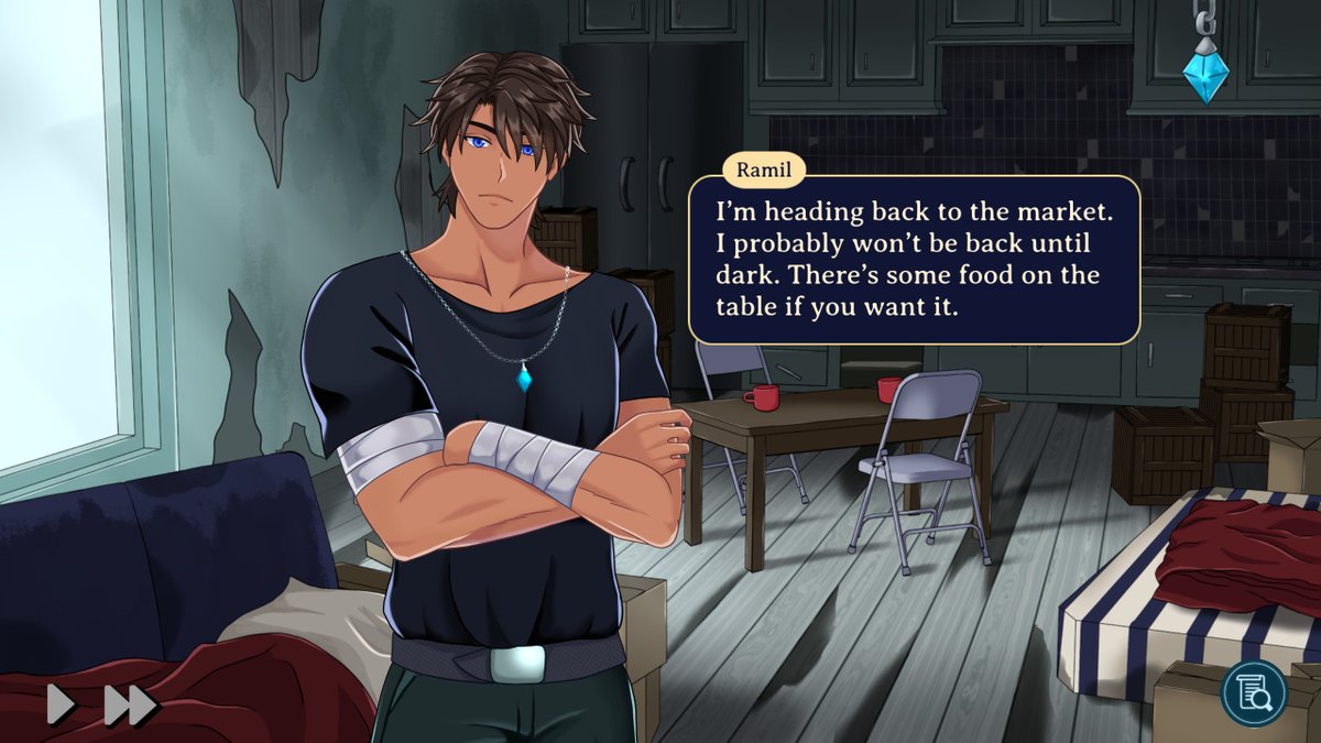 chattercap's tweet image. 🎉The demo for the Deepwater Witch is officially OUT! It's an animated romance visual novel that retells the Little Mermaid in a post-apocalyptic future. 

💵What price are you willing to pay to be happy? 🐟

🔽 Link below! 🔽