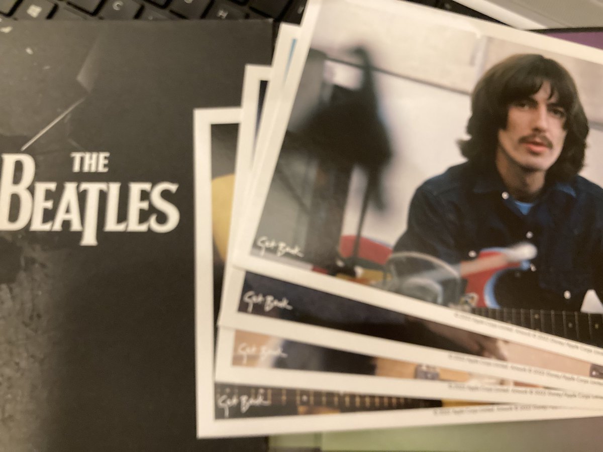 chelleMurt's tweet photo. @BeatlesPod Late to the party but I’m going in again .. #GetBackDayByDay #TheBeatlesGetBack 
#GetBack #TeamGeorge https://t.co/EY4lqx5PPu