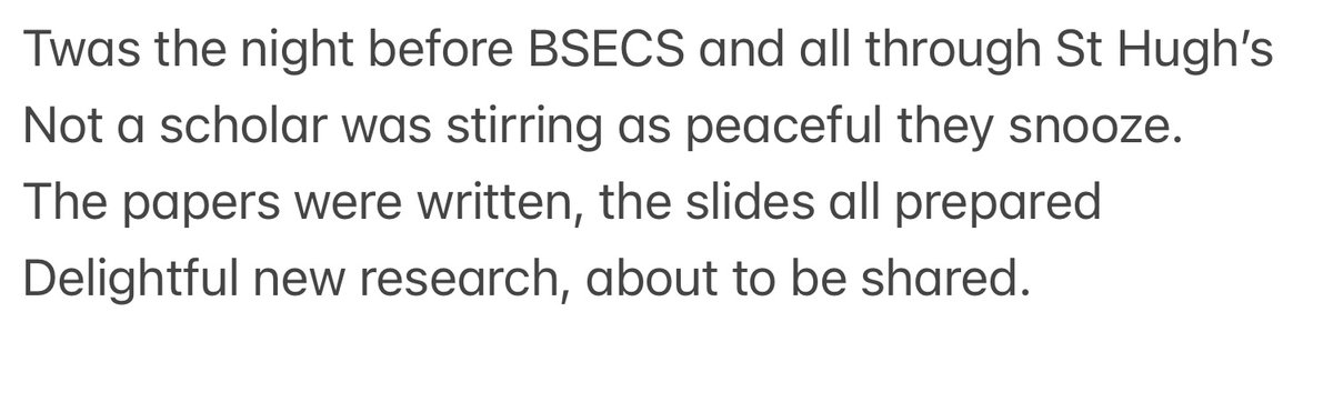 Twas the night before BSECS… shout-out to everyone else who can’t wait for tomorrow! Happy #BSECS2024 everyone!