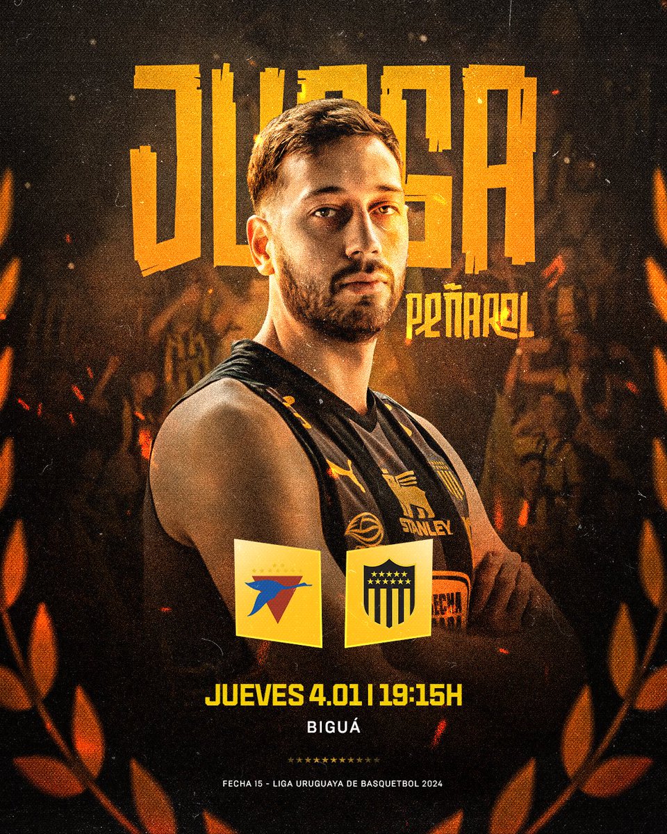🔜 𝗝𝗨𝗘𝗚𝗔 𝗣𝗘𝗡̃𝗔𝗥𝗢𝗟

Entradas a la venta en Tickantel (exclusiva para Socios Basket): 
tickantel.com.uy/inicio/especta…

#VamosCarbonero