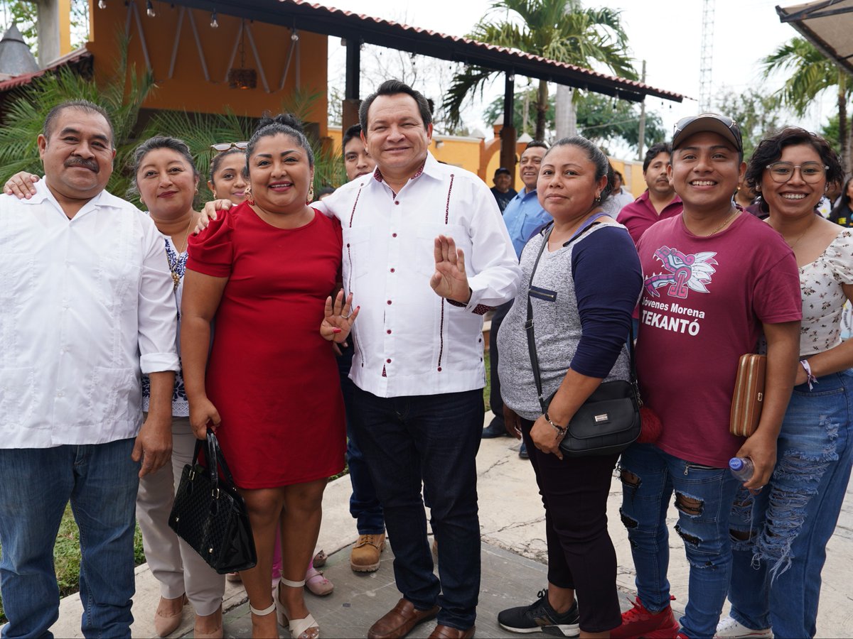 "Queremos que la atención llegue a todos por igual, como los apoyos de la #4T".

Escuché eso todo el tiempo en Bokobá. Por eso vamos a apostar por consolidar la transformación, para que el bienestar y la esperanza seguro lleguen.

*Dirigido a militantes y simpatizantes de Morena.