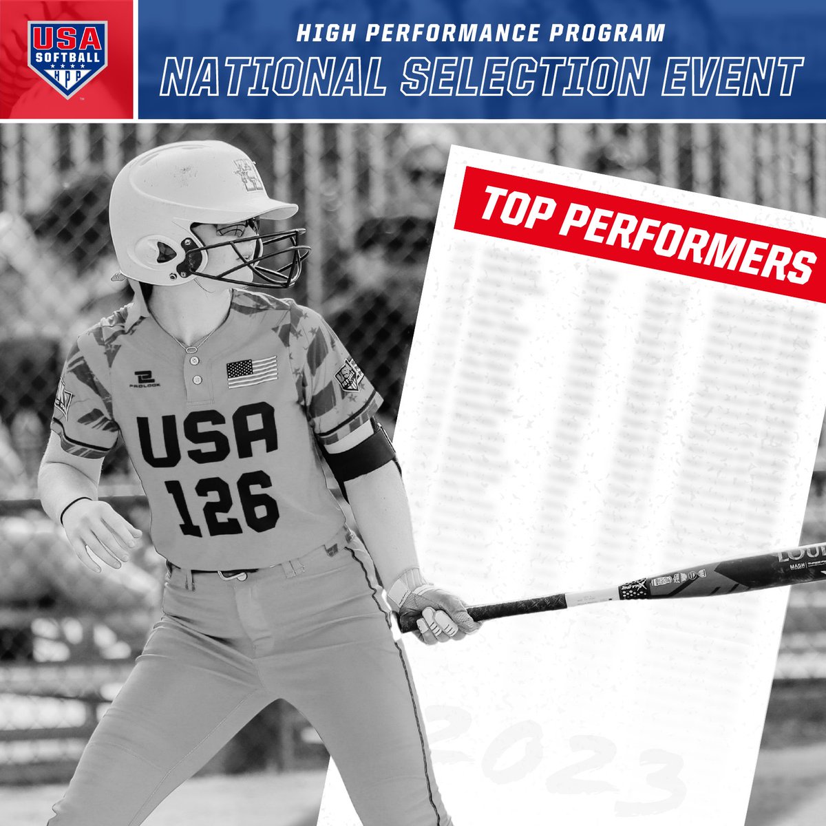 🚨 𝙅𝙐𝙎𝙏 𝘼𝙉𝙉𝙊𝙐𝙉𝘾𝙀𝘿 → The 2023 #HPP 𝗧𝗼𝗽 𝗣𝗲𝗿𝗳𝗼𝗿𝗺𝗲𝗿𝘀 have been revealed 👀

Check out which athletes from the National Selection Event, 𝘱𝘳𝘦𝘴𝘦𝘯𝘵𝘦𝘥 𝘣𝘺 <a href="/DICKS/">DICK'S Sporting Goods</a>, were selected as an age-specific top performer ⤵️

🔗 go.usasoftball.com/3P817gX