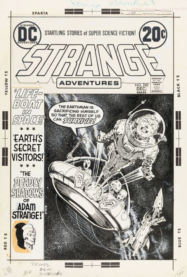 Strange Adventures, Vol. 1 # 240, by Michael William Kaluta. #comicart #comicbookart