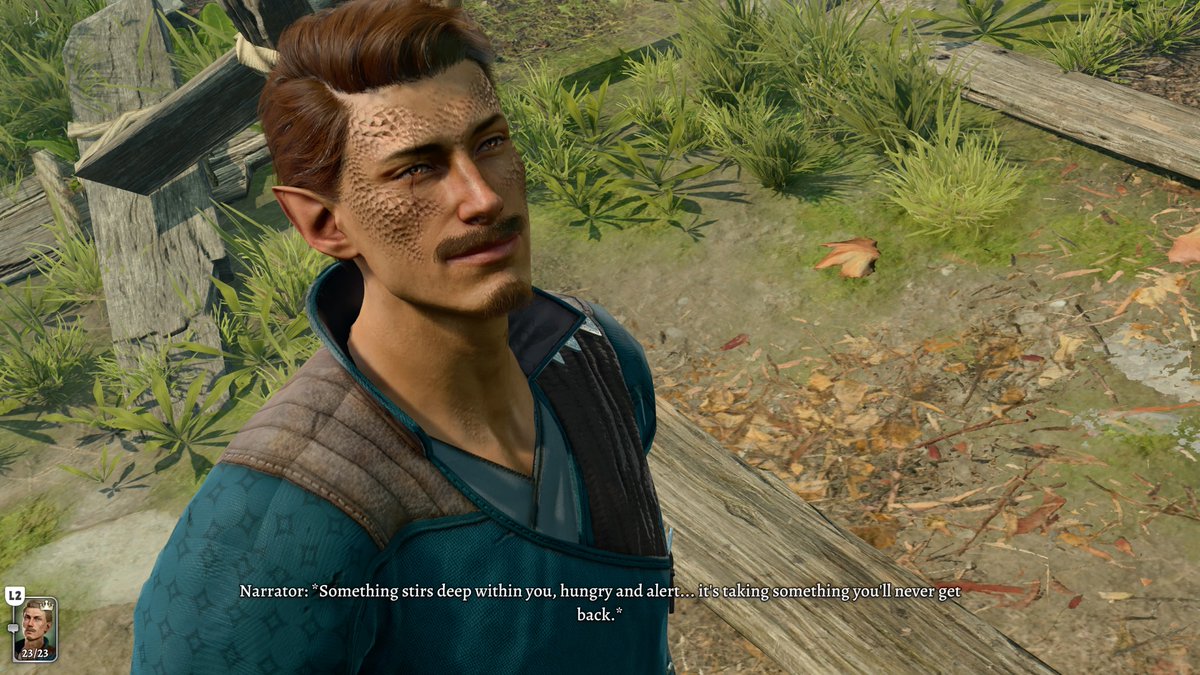 Ancallis's tweet photo. want to show off my tav cus he goes from soft bread to burnt toast but i still love him ty bye (his name is Olros)
#bg3Tav #BG3 https://t.co/eWapGLdEzp