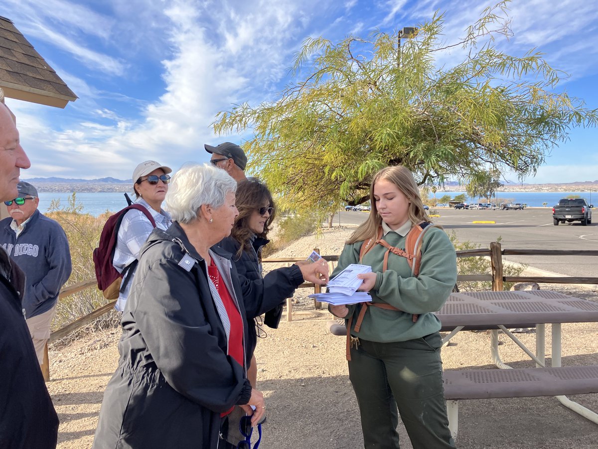 AZStateParks's tweet photo. Hundreds came out for First Day Hikes across the state yesterday! We're still tallying, but many parks saw outstanding participation and Lake Havasu State Park here had a record number of hikers for this guided New Year's Day hike. Thanks to all who joined us to kick off 2024! 🎉 https://t.co/f1kPewAdt1