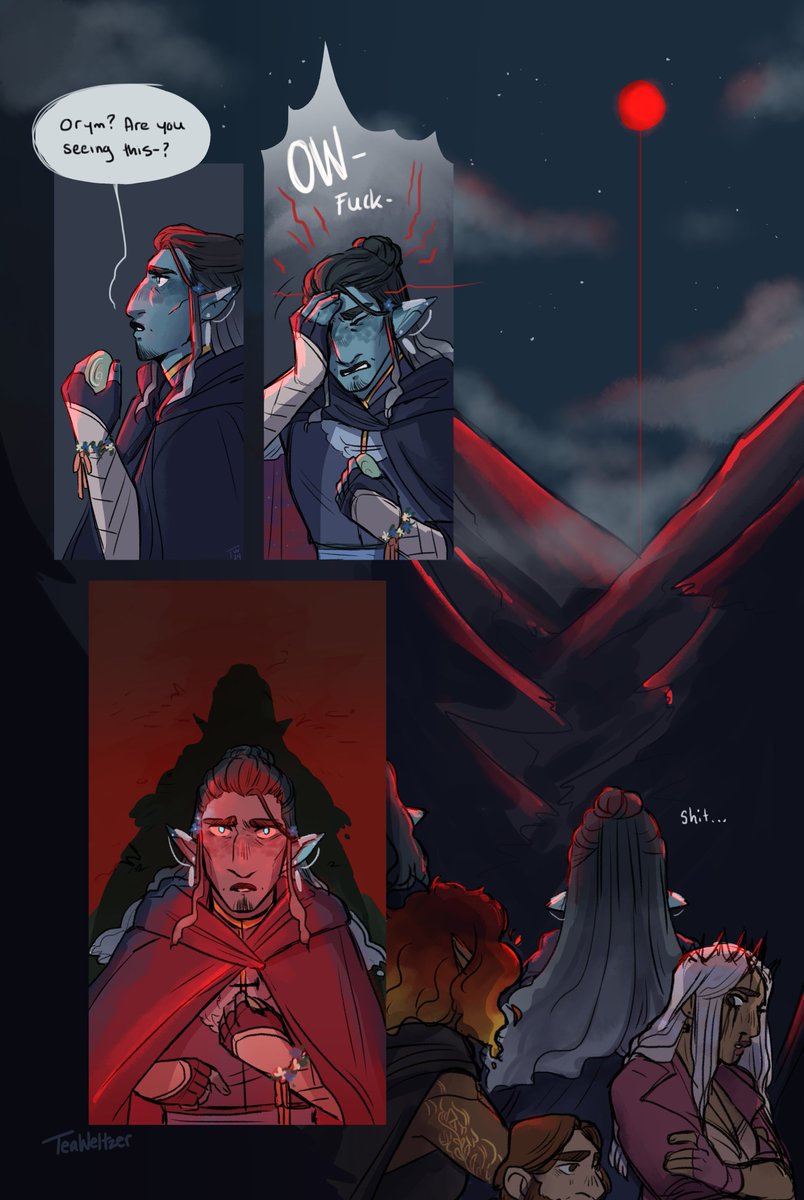 'Orym, are you seeing this?' 🔴 #criticalrolefanart (I really miss Dorian okay)