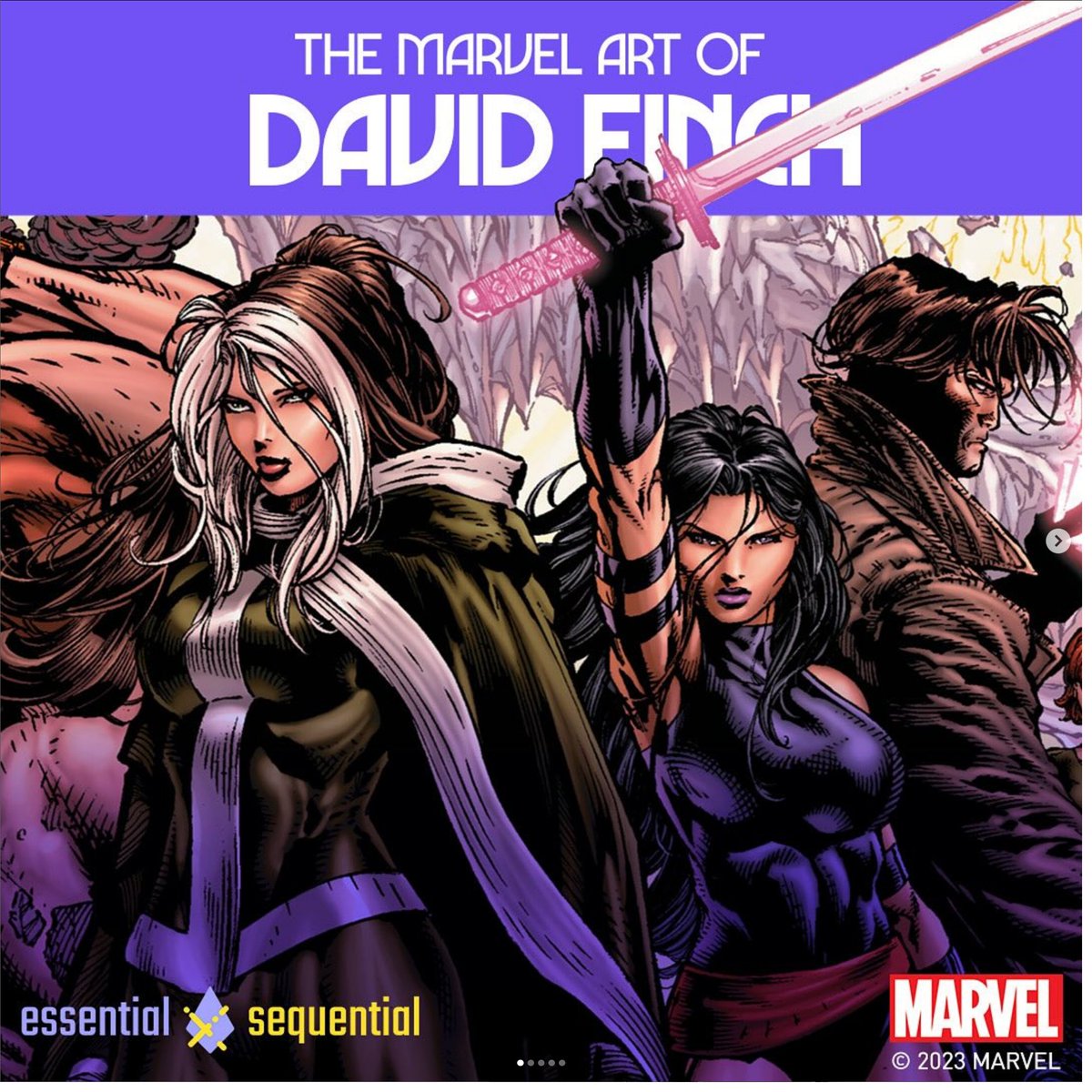 sequenceart's tweet photo. The Marvel Art of David Finch v1 is now available @kickstarter. https://t.co/NVKSCp75eN @marvel  #artbook #marvel #essentialsequential #comicbookart #comicbook https://t.co/SPtjugE9mg