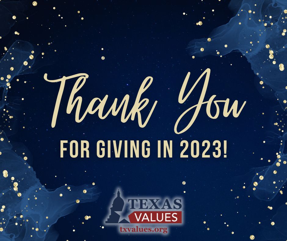 txvalues's tweet photo. A huge Thank You to everyone who gave to support the work of Texas Values in 2023!! We fell just short of our end-of-year fundraising goal, so if you were planning to give and didn't yet, we would truly appreciate your gift! Give at: https://t.co/TZ6lyPJePE #FightForTexas https://t.co/9n8sA3LErx
