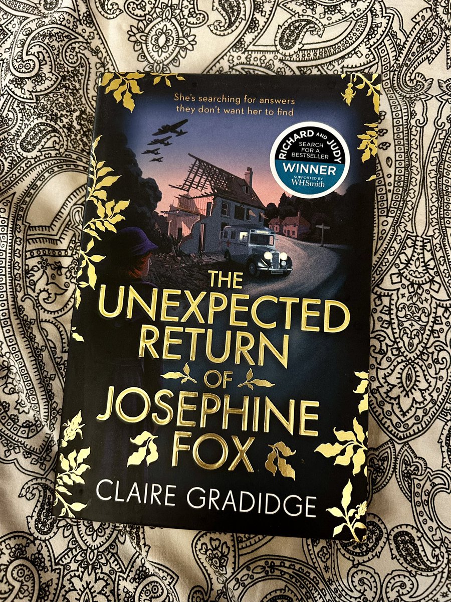 Whilst we’re waiting for StoryGraph to come back, here’s the second book of the year I’m starting. #richardandjudybookclub #booktwt #booktwitter #bookX #clairegradidge #josephinefox