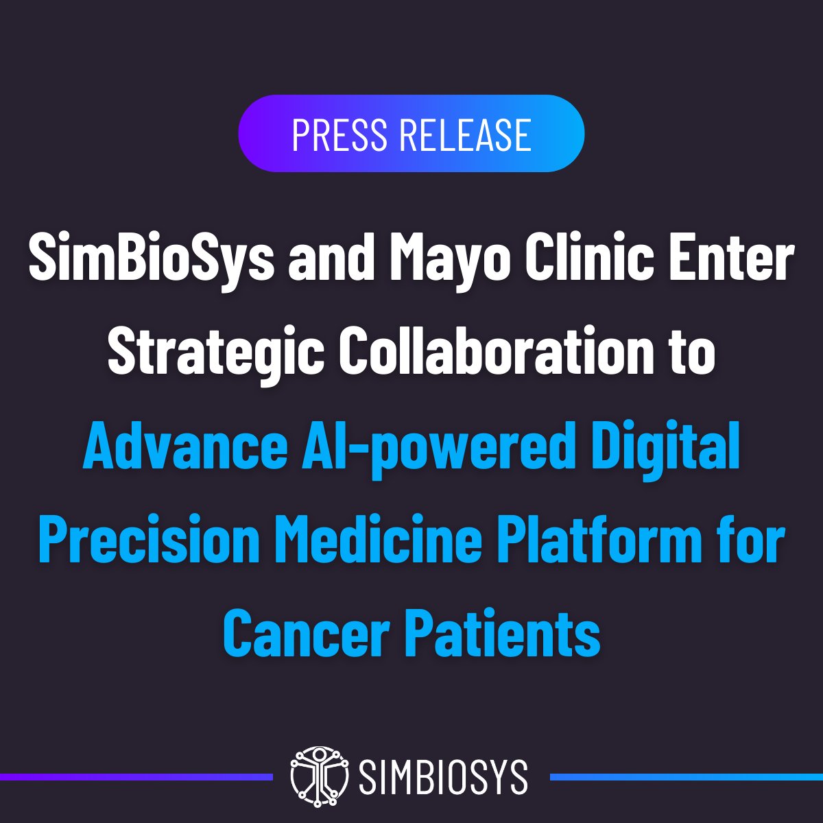 SimBioSys's tweet image. We are excited to announce a strategic collaboration with the @MayoClinic for the development of novel digital medicine solutions for patients to help improve quality of life, starting with #breastcancer.
Read more about this exciting collaboration here: businesswire.com/news/home/2024…