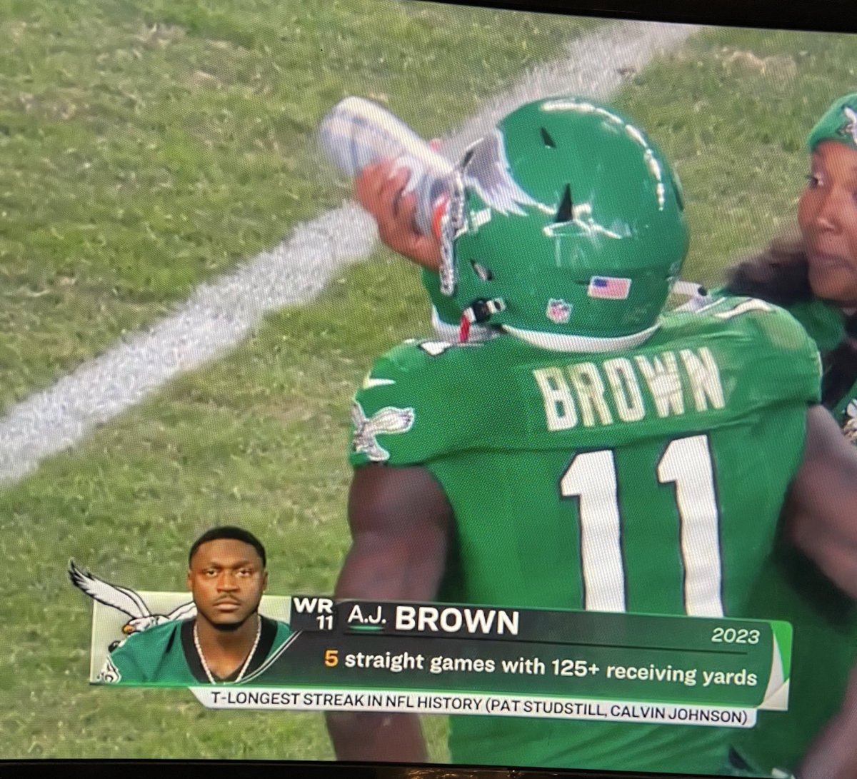 JalenCarterDPOY's tweet image. #ProBowlVote AJ Brown 

#FlyEaglesFly  #Eagles