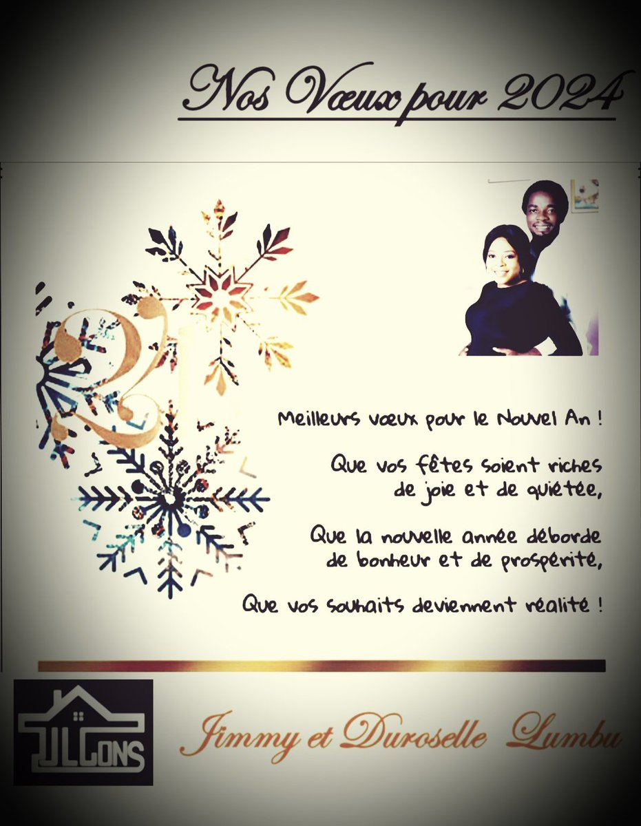 Bonne année 2024 aux miens !