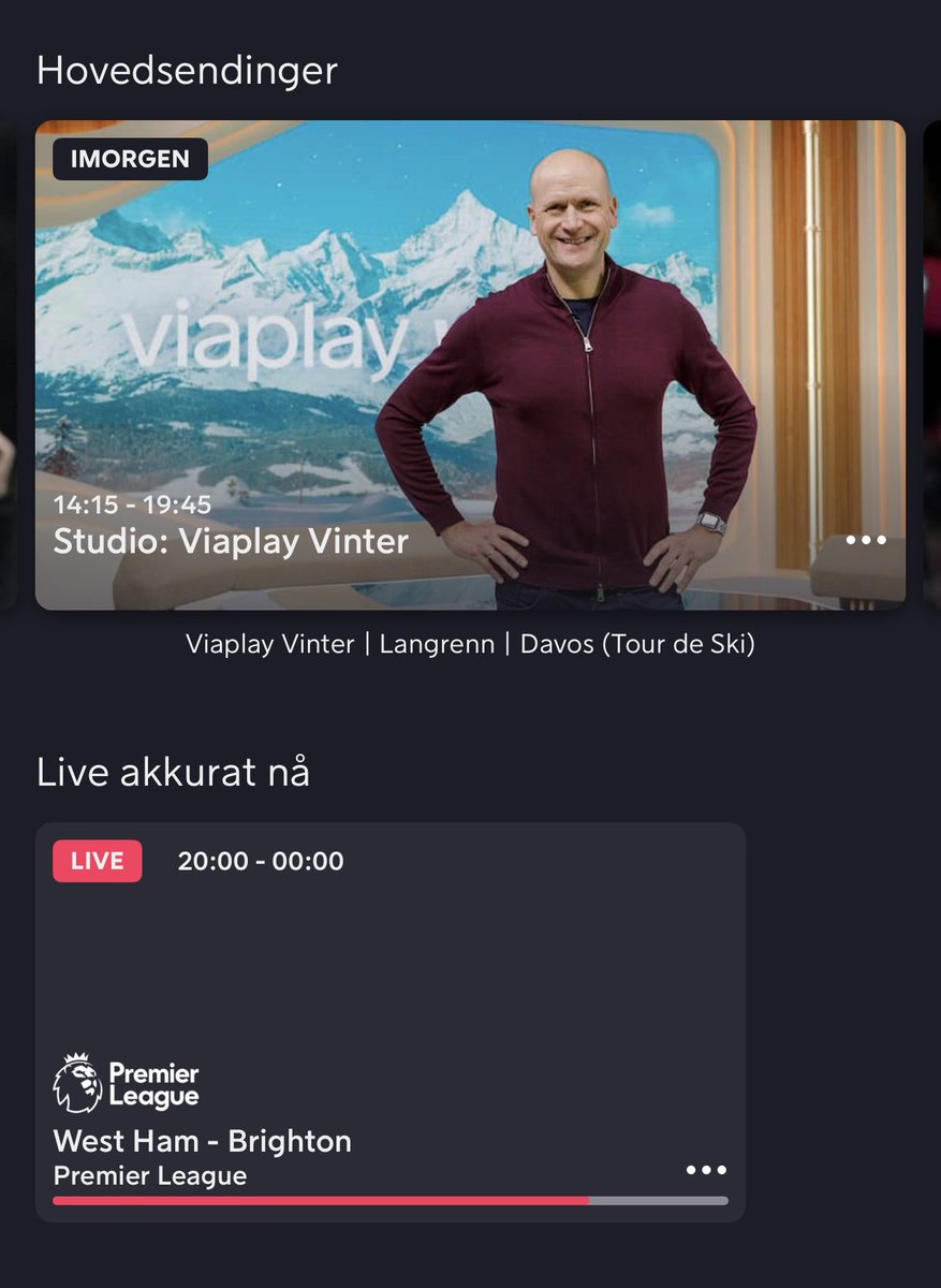OliverStenseth's tweet photo. Hva skjer, @ViaplaySport? Hvor er sendinga fra dart-VM? https://t.co/tOMp0UBgoc