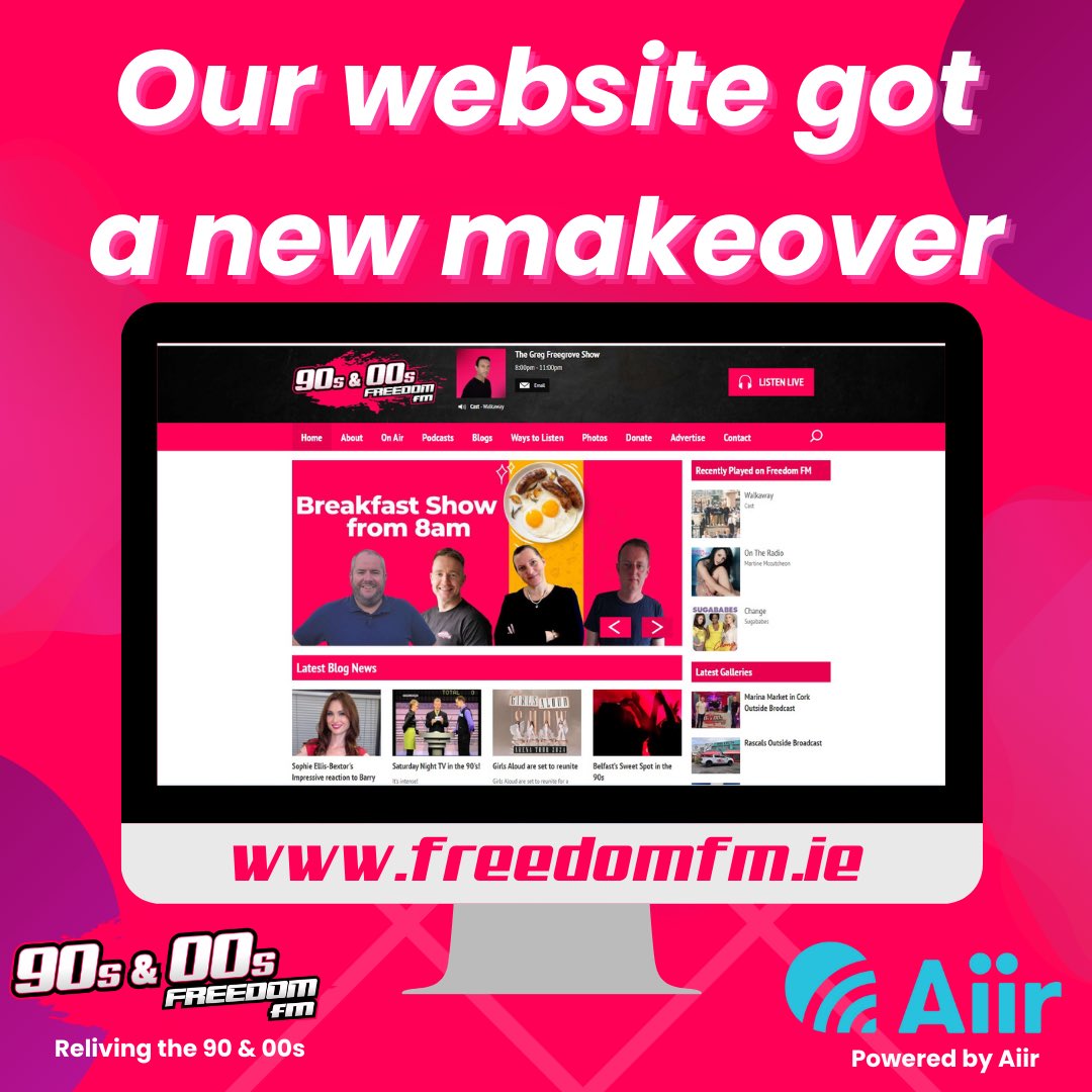 SeanPowerBTS's tweet photo. We got a shiny new website for 2024 thanks to the guys at  @aiir 🙌 Take a look https://t.co/GKEsrJinuw https://t.co/gGcvigzY05