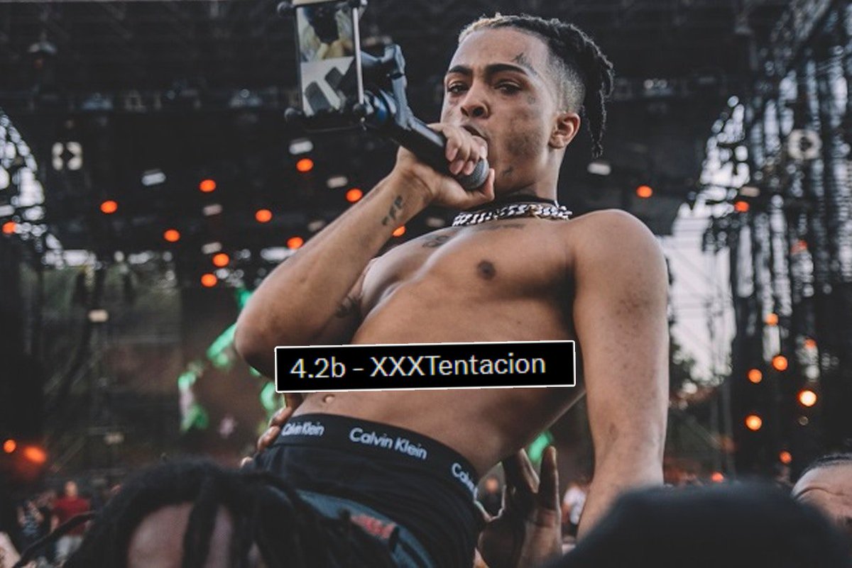 RileyTaugor's tweet photo. XXXTentacion's music had over 4.2 billion streams on Spotify in 2023, making him the 15th most streamed hip-hop artist of the year.🔥🕊️ https://t.co/zni4UORTDO