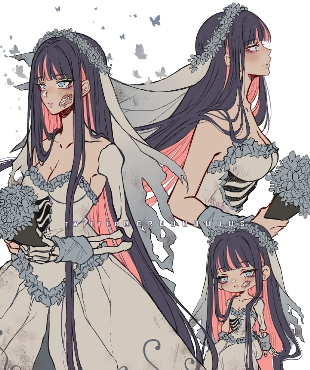 Cruuuuuuus's tweet photo. Stocking x Corpse Bride 💀 https://t.co/ObuQ2ZXoo4