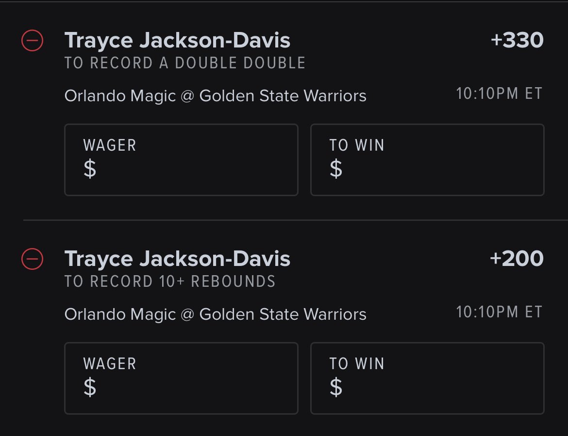 BartsBetss's tweet photo. Been staring at this all day…odds are up and down 💼

.5u on DD and 10+
.25u on 12+ and 14+ 

#GamblingTwitter #GamblingX https://t.co/FxWAb6syYp