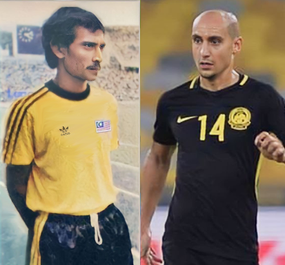 HarimauMYstats's tweet photo. 1⃣4⃣ hari menjelang sepak mula Piala Asia 🇲🇾🆚🇯🇴

Natxo Insa (📸 kanan) akan menjadi pemain paling tua #HarimauMalaya di #afcasiancup2023 pada usia 37 tahun 7 bulan 6 hari. Rekod sebelum ini dipegang Shukor Salleh (📸 kiri) di edisi 1980 pada usia 31 tahun 9 bulan 19 hari. https://t.co/YjEygSimQT