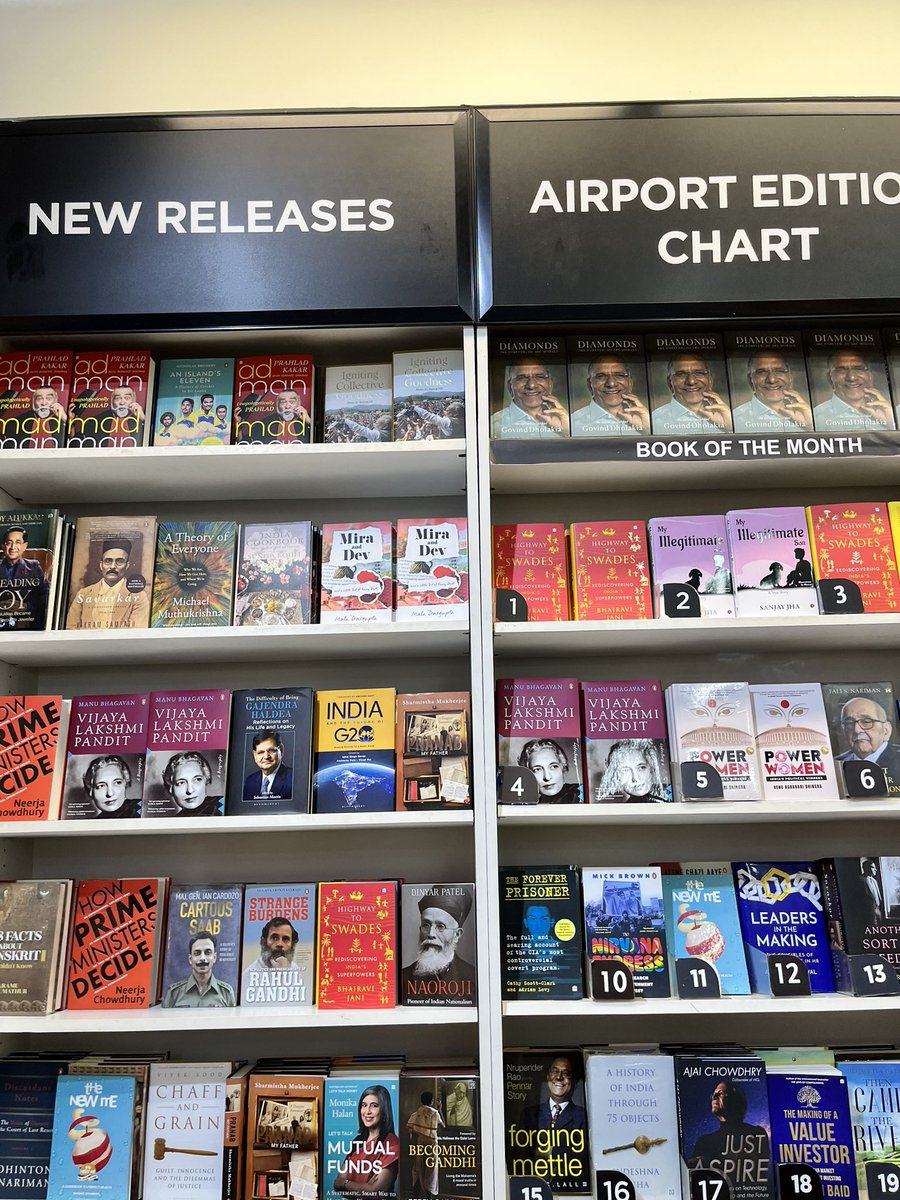 ManuBhagavan's tweet image. Happy New Year!

Ended my #booktour with some thrilling news.  After just a few days of release, 

#VijayaLakshmiPandit is officially a #charttopper!  The #4 #bestseller 

@WHSmith_India @DelhiAirport 

#books #newrelease #biography #popularreading #BookTwitter #history